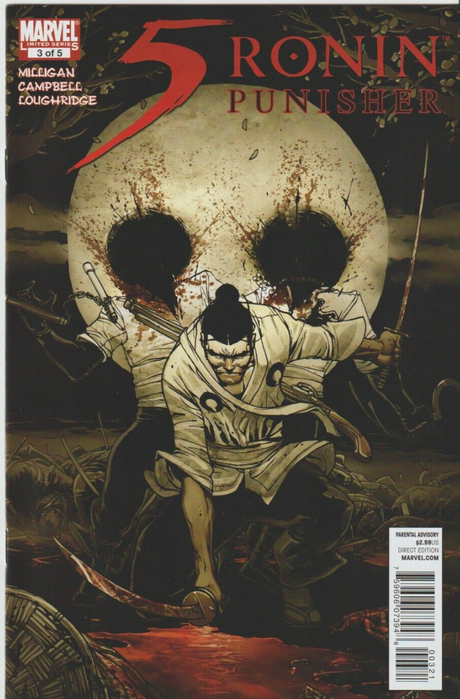5 Ronin Punisher # 3 of 5 John Cassaday Variant Cover NM Marvel 2011 [A1]