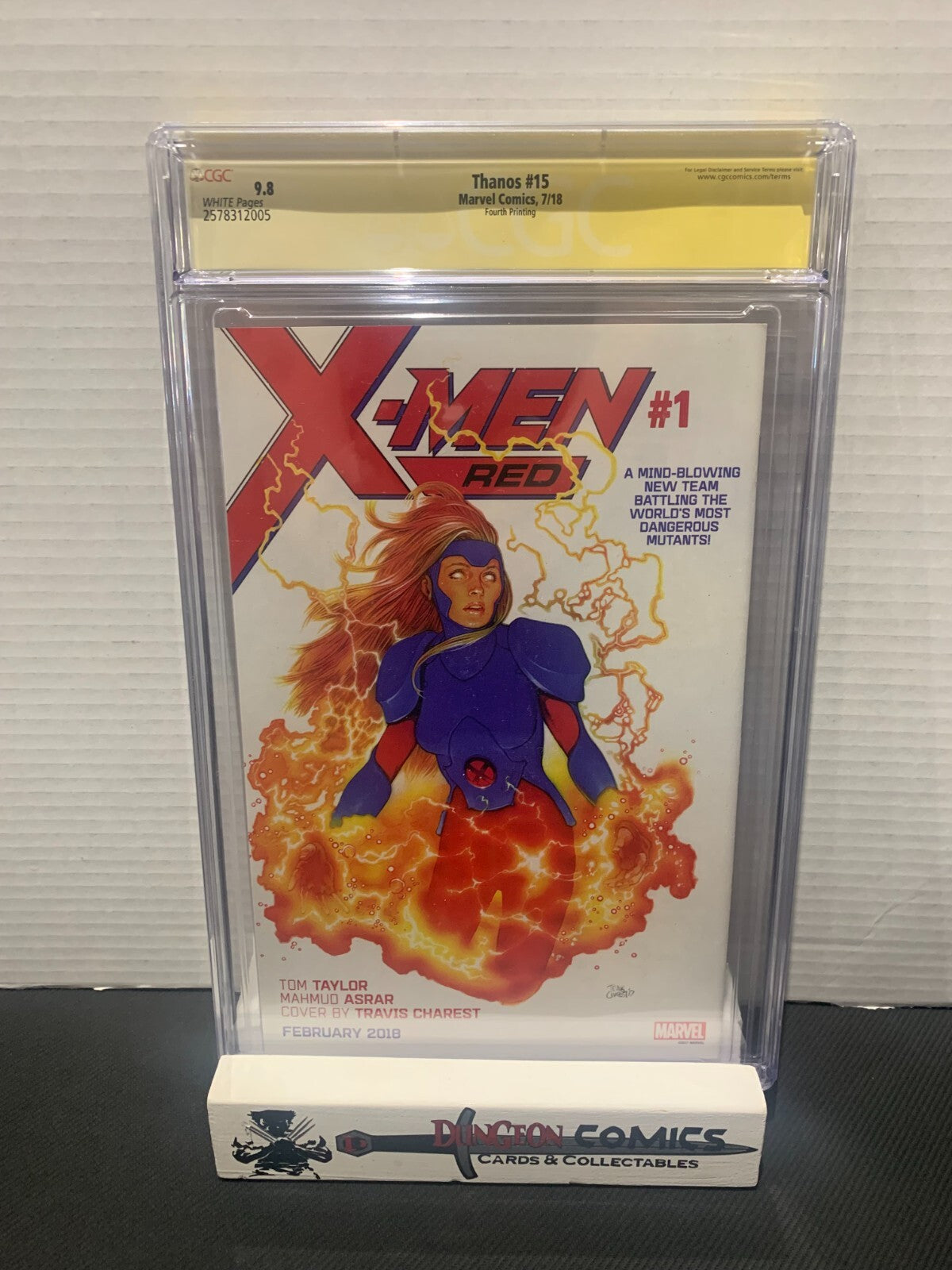 Thanos # 15 Variant 4th Print Cover CGC 9.8 2018 SS Donny Cates [GC40]