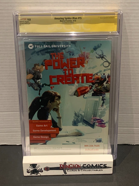 Amazing Spider-Man Vol 3 # 15 ComicXposure CGC 9.8 2015 SS Camuncoli [GC39]
