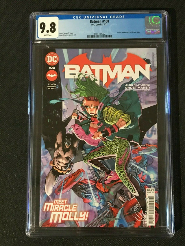 Batman # 108 CGC 9.8 1st Full App of Miracle Molly DC Comics 