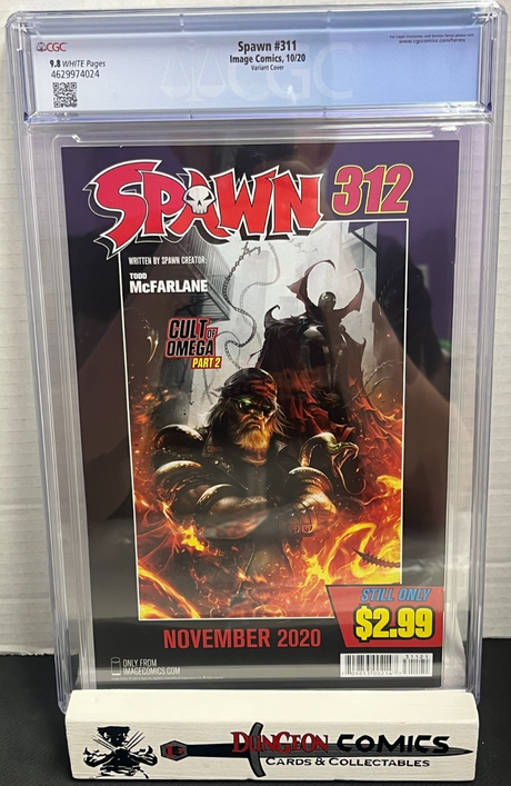 Spawn # 311 Chadwick Boseman Tribute Variant Cover CGC 9.8 Image [CR]