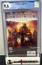 Annihilation Conquest # 6 CGC 9.6 Marvel 2008 1st App New Guardians Galaxy [CR]