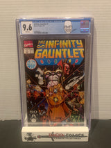 Infinity Gauntlet # 1 CGC 9.6 Marvel 1991 George Perez Label [GC17]