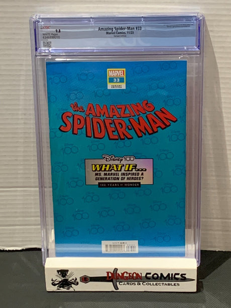 Amazing Spider-Man # 33 CGC 9.8 Perissinotto DISNEY 100th Anniversary [GC31]