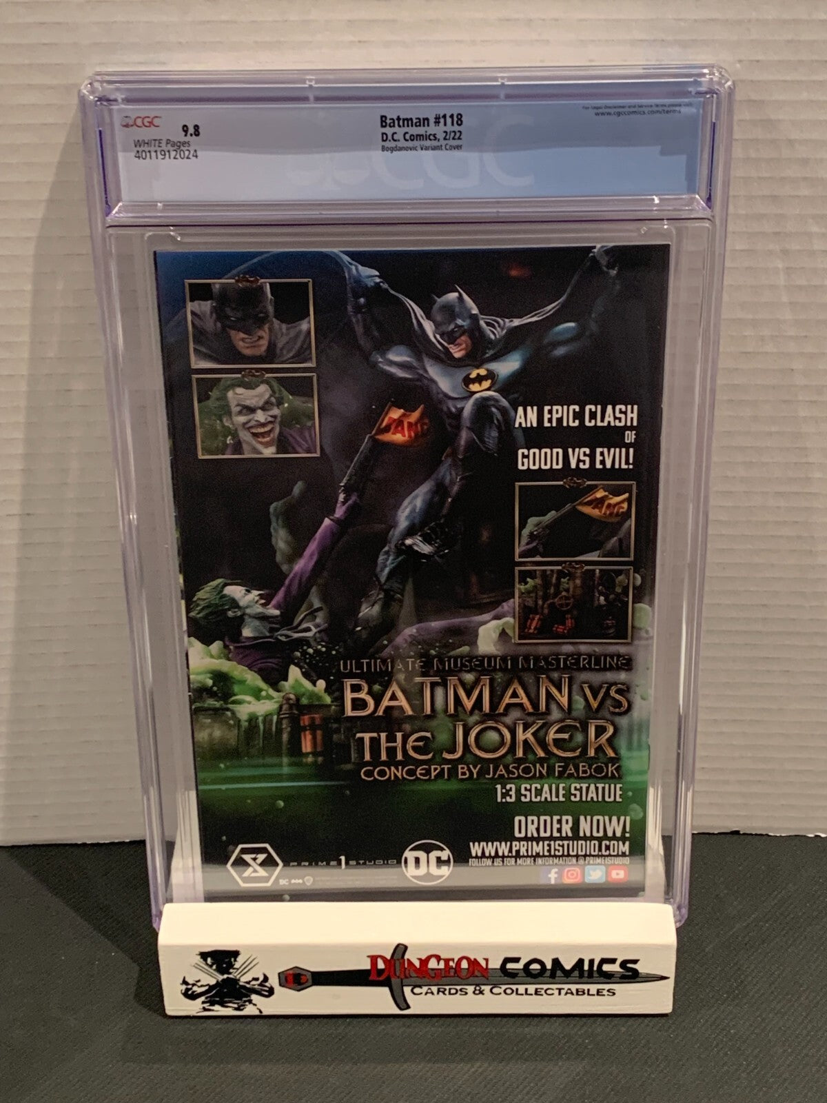 Batman # 118 CGC 9.8 Bogdanovic Variant Mcfarlane Homage DC Comics [CR]
