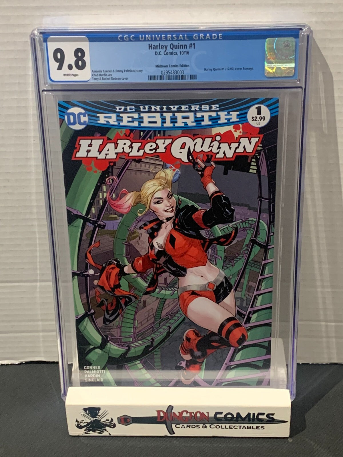 Harley Quinn # 1 CGC 9.8 Midtown Comics Edition DC 2016 [GC41]