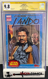 Star Wars Lando # 1 Topps Variant Cover CGC 9.8 2015 SS Charles Soule [GC19]