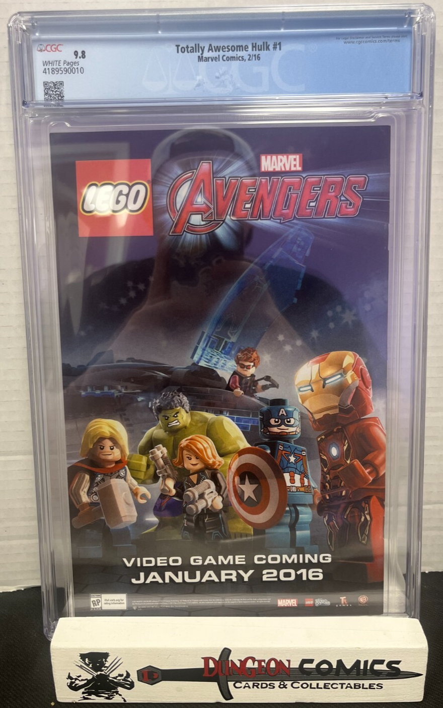 Totally Awesome Hulk # 1 Cover A CGC 9.8 Marvel 2016 [CR]