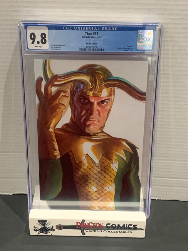 Thor # 33 CGC 9.8 Alex Ross Variant Cover [GC35]