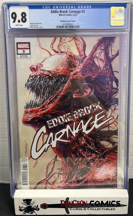 Eddie Brock Carnage # 3 Mayhew 1:25 Cover CGC 9.8 Marvel [CR]