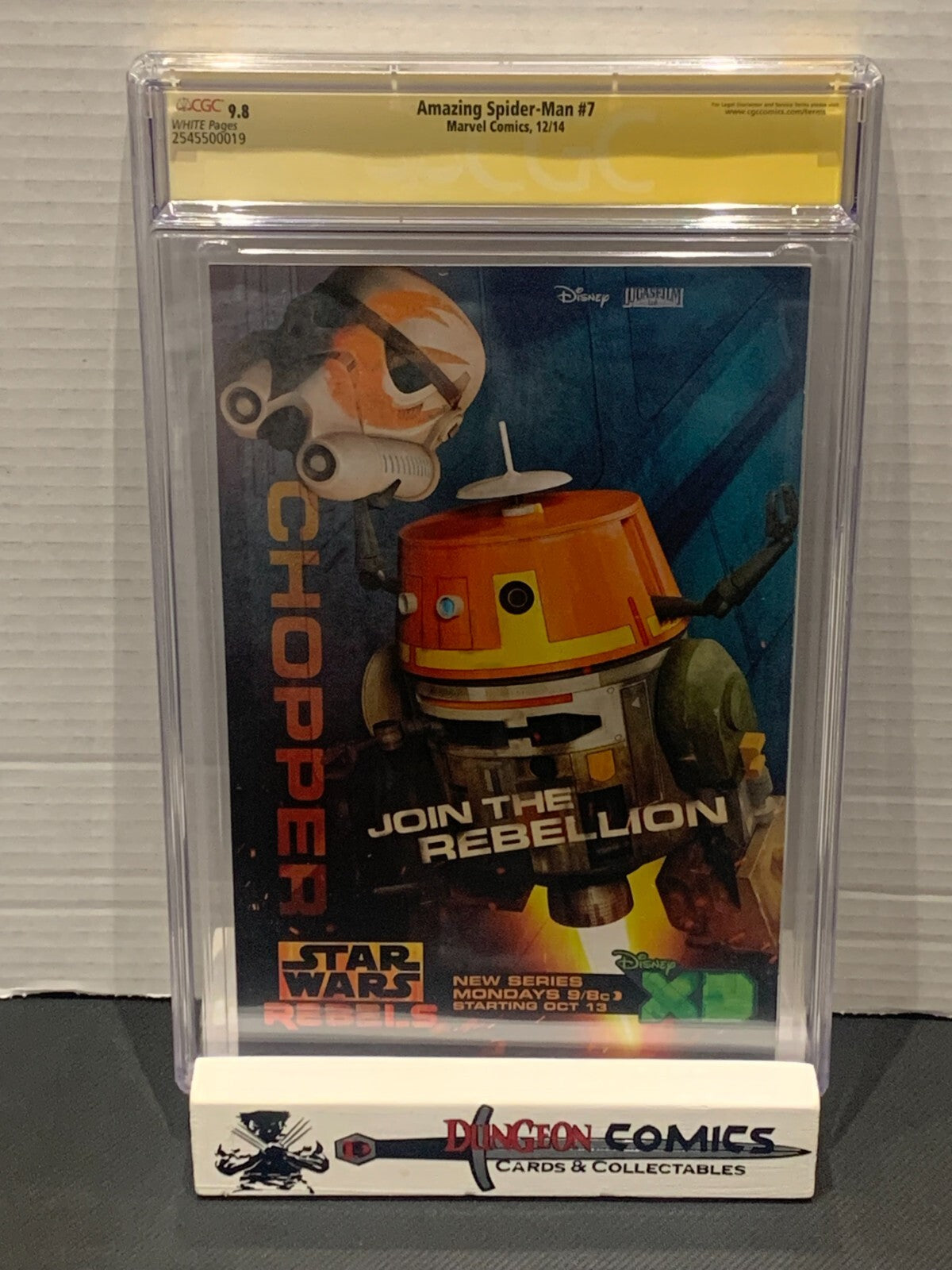 Amazing Spider-Man Vol 3 # 7 Cover A CGC 9.8 2014 SS Giuseppe Camuncoli [GC9]