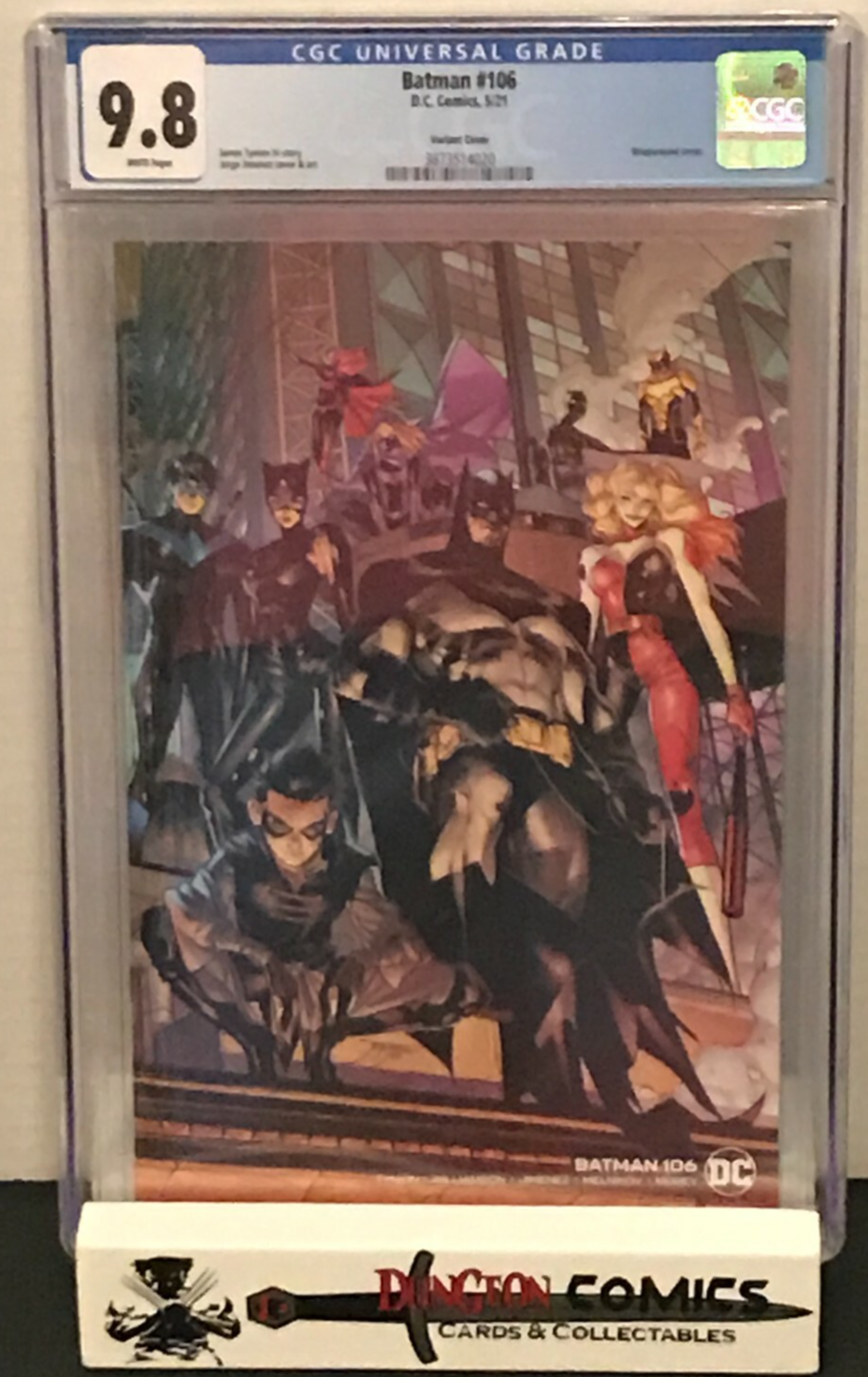 Batman # 106 CGC 9.8 Wraparound Variant Cover 1st Miracle Molly Cameo DC [GC14]