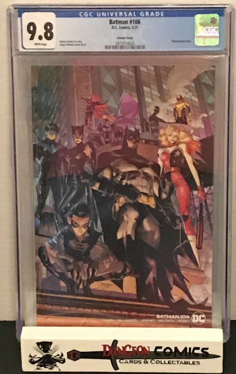 Batman # 106 CGC 9.8 Wraparound Variant Cover 1st Miracle Molly Cameo DC [GC14]