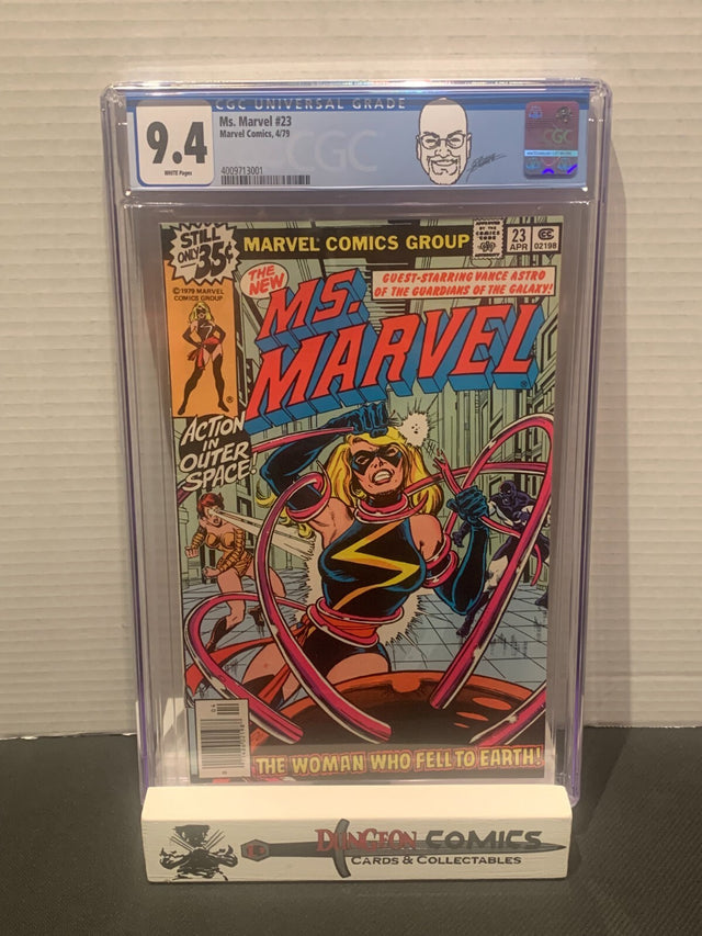 Ms. Marvel # 23 CGC 9.4 Marvel 1979 George Perez Custom Label [GC4]