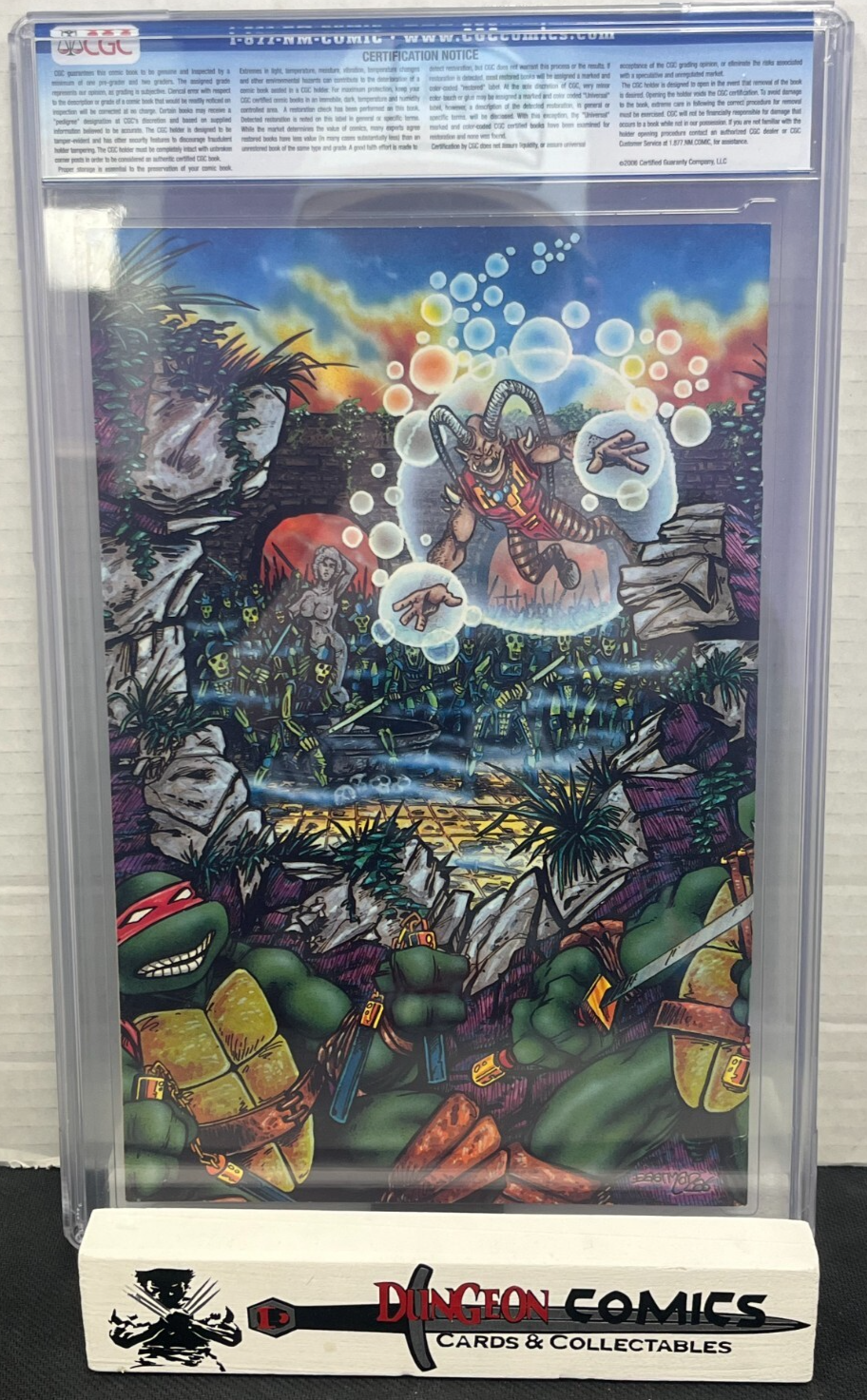 Teenage Mutant Ninja Turtles # 8 CGC 9.4 1986 Mirage Cerebus Appearance [CR]