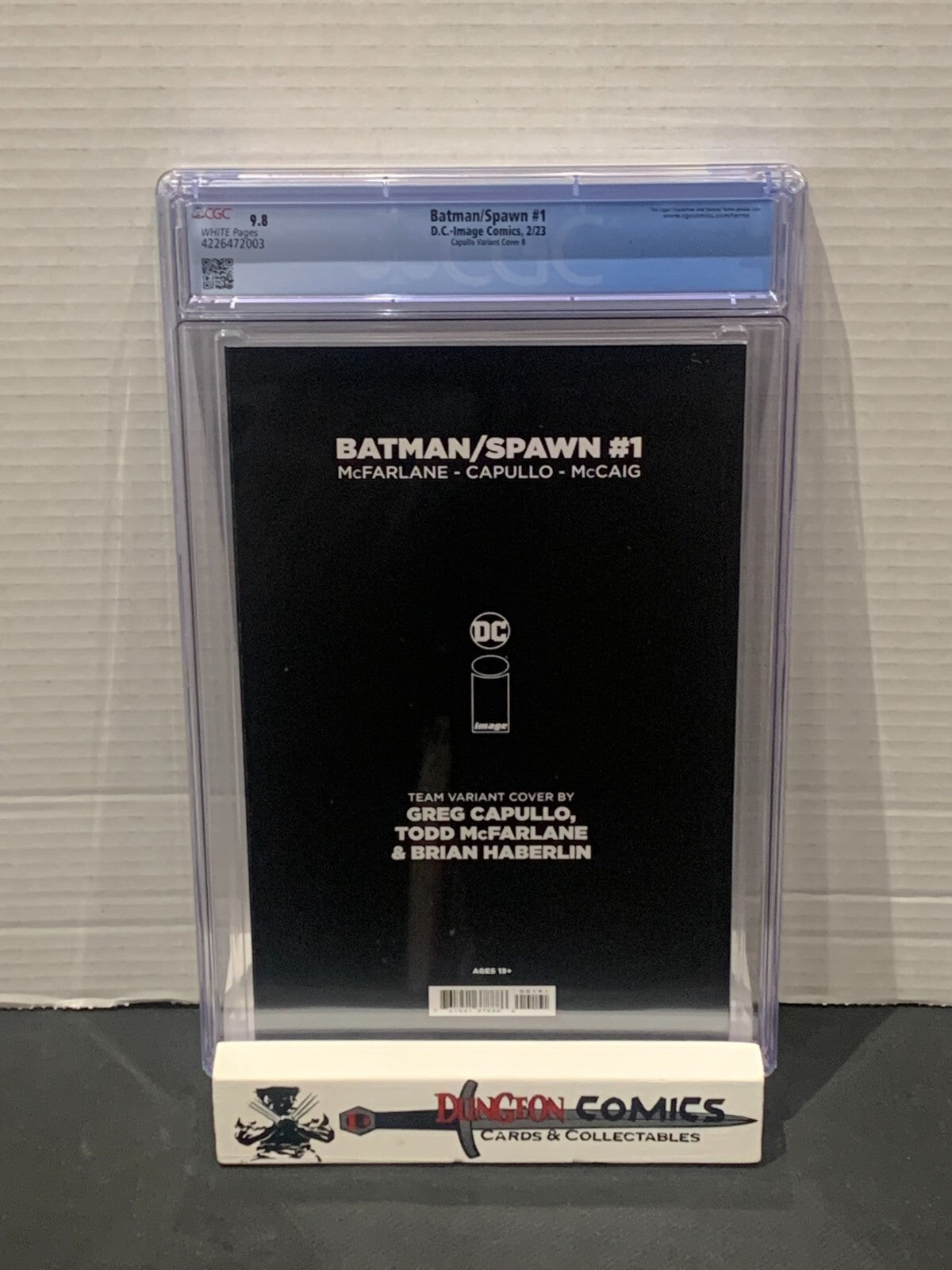 Batman/Spawn # 1 CGC 9.8 Cover K - Team Capullo McFarlane Variant  [GC30]