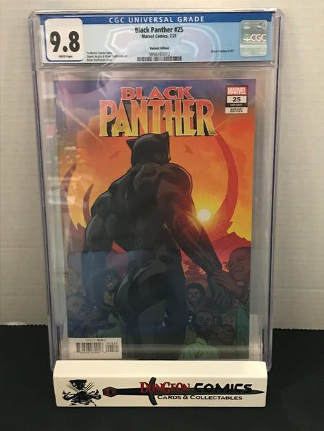 Black Panther # 25 CGC 9.8 Stelfreeze Variant Marvel 