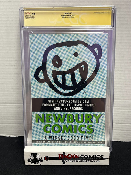 Star Wars Lando # 1 Newbury Variant Cover CGC 9.8 2015 SS Mike Mayhew [GC34]