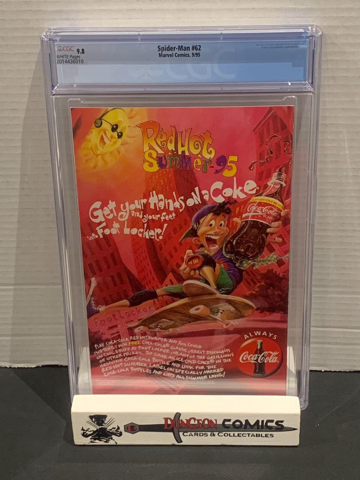 Spider-Man # 62 CGC 9.8 1995 Exiled Part 3 of 4 [GC32]