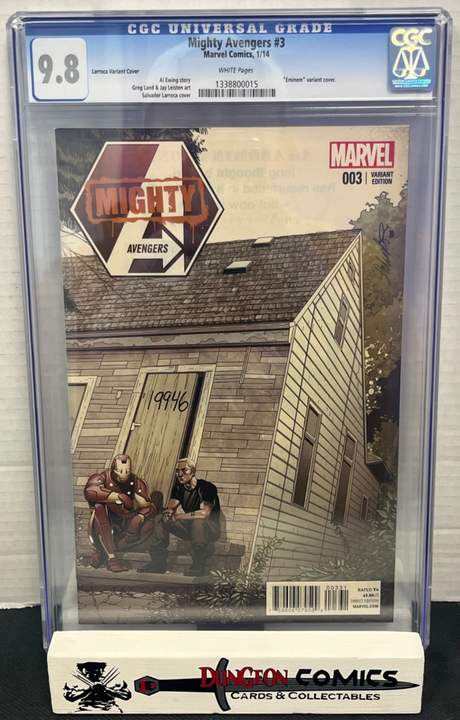 Mighty Avengers # 3 Larroca Variant "Eminem" Cover Marvel 2014 CGC 9.8 [EMCR]