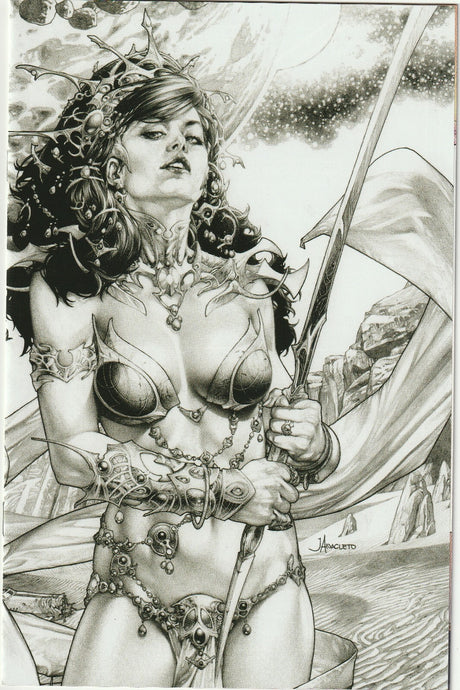 Vampirella Dejah Thoris # 1 Anacleto B&W Virgin Exclusive NM Dynamite [A3]