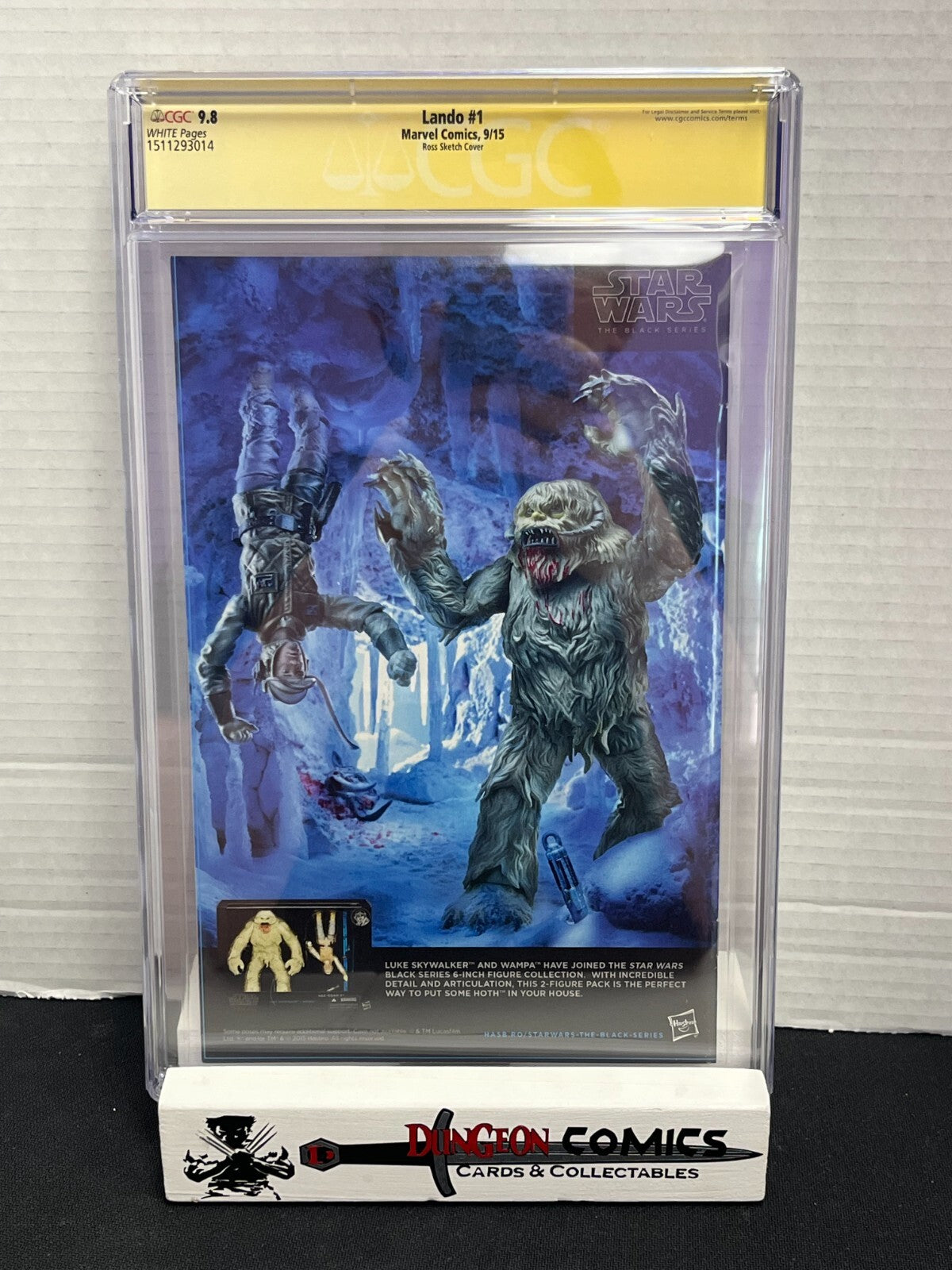 Star Wars Lando # 1 Ross Sketch Cover CGC 9.8 2015 SS Soule & Maleev [GC34]