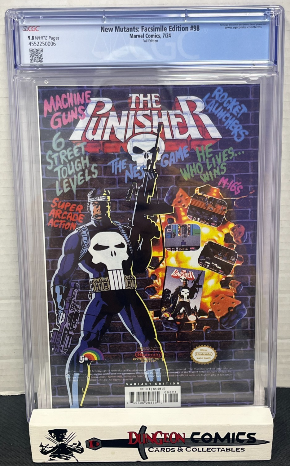 New Mutants # 98 Foil Facsimile Edition Cover Marvel 2024 CGC 9.8 [GC30][CR]