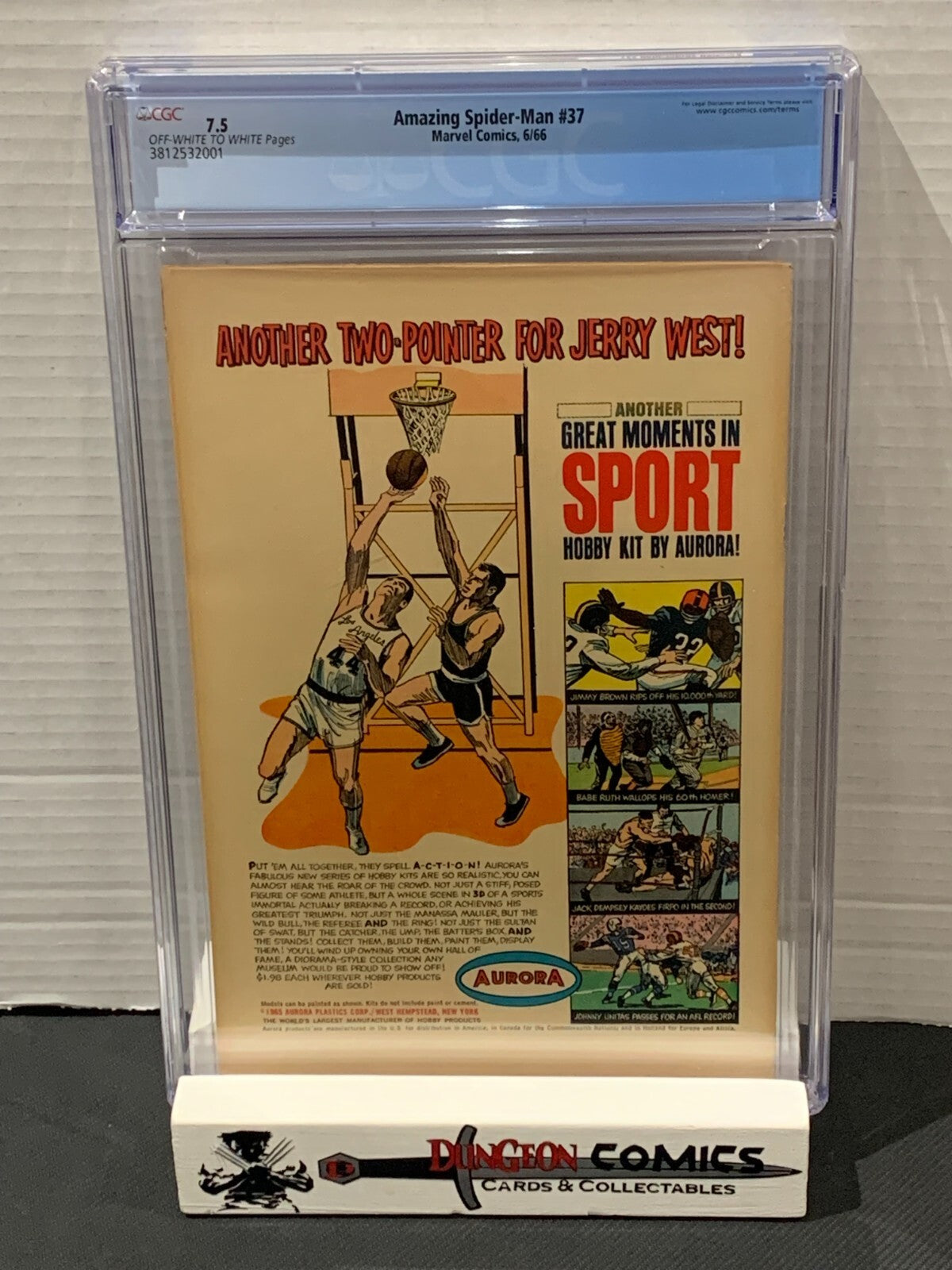 Amazing Spider-Man # 37 CGC 7.5 1966 1st App of Norman Osborne