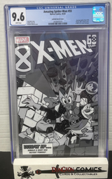 The Amazing Spider-Man # 55 B&W 1:100 Disney Variant CGC 9.6 Marvel 2024 [GC23]