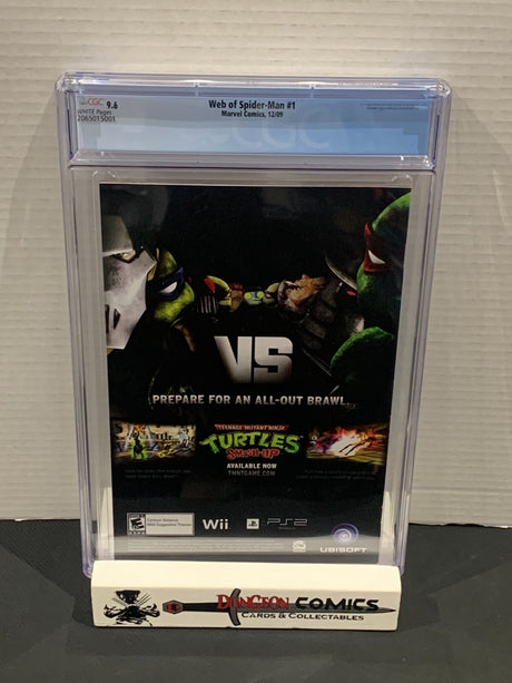 Web Of Spider-Man # 1 CGC 9.6 2009 Kaine Frog-Man Spider-Girl [GC35]