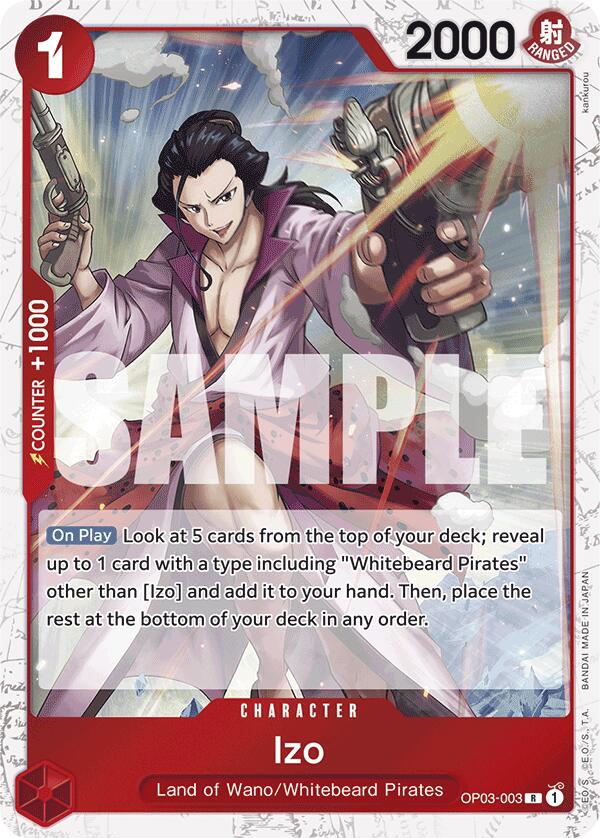 Izo (Alternate Art) (Bashikou) [Extra Booster: Memorial Collection] OP03-003