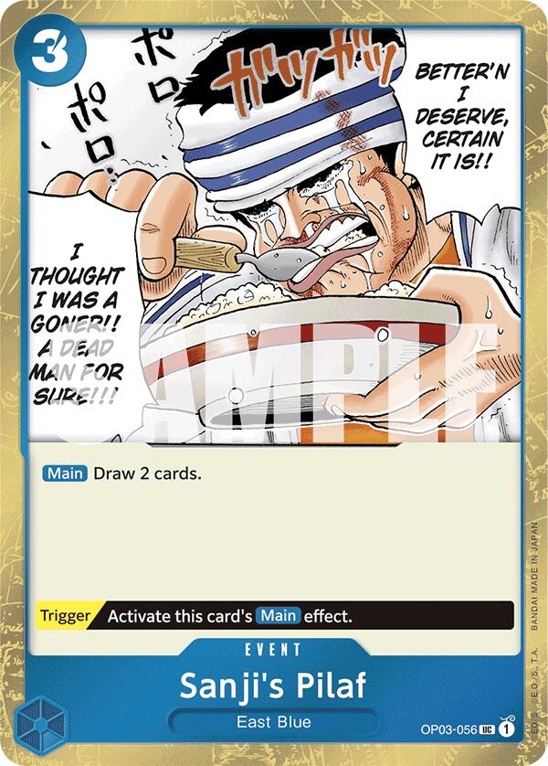 Sanji's Pilaf (Alternate Art) (Manga) [Extra Booster: Memorial Collection] OP03-056