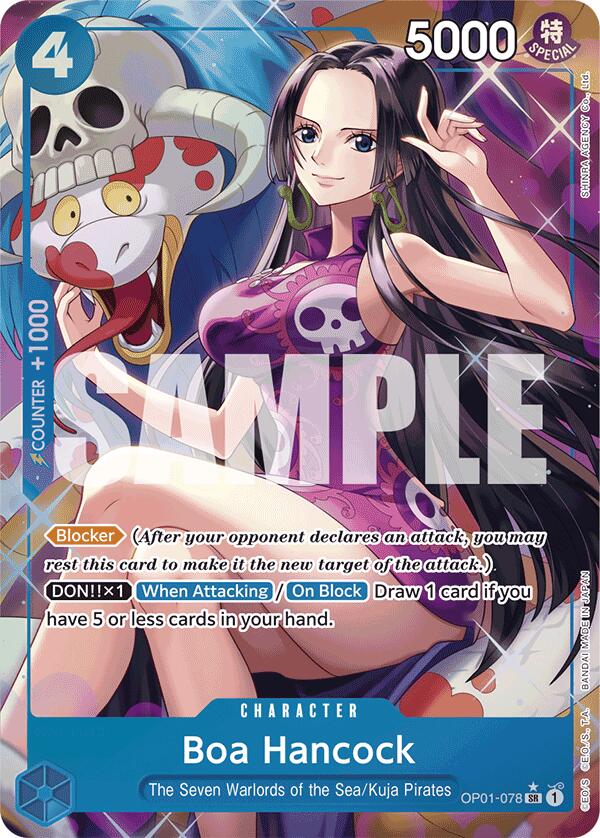 Boa Hancock (Alternate Art) [Extra Booster: Memorial Collection]OP01-078