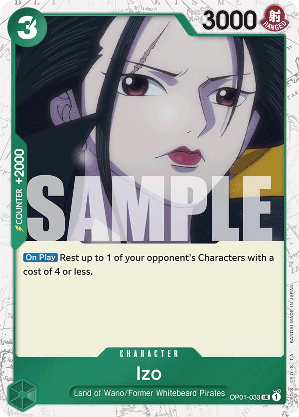 Izo (Alternate Art) [Extra Booster: Memorial Collection] OP01-033