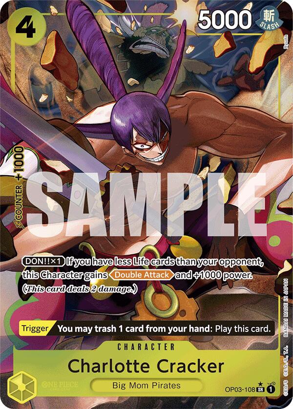 Charlotte Cracker (Alternate Art) [Extra Booster: Memorial Collection]OP03-108