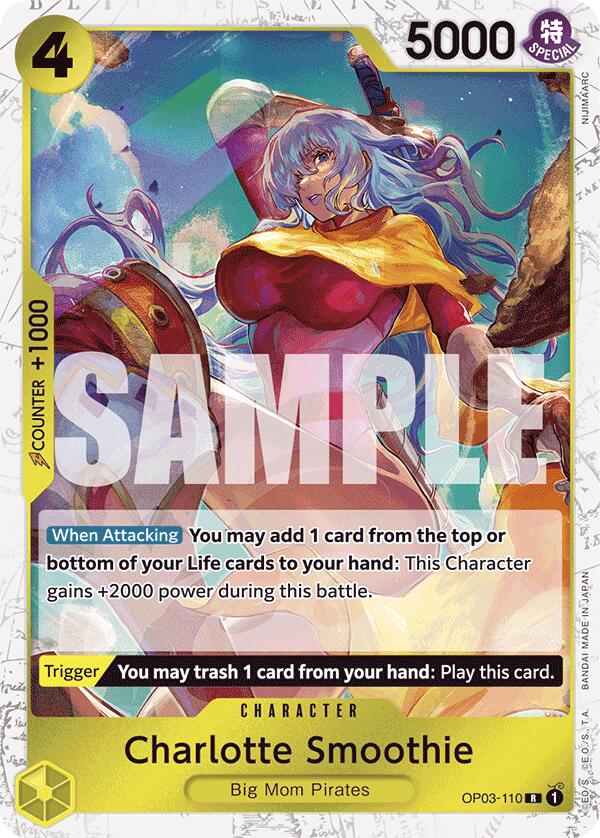 Charlotte Smoothie (Alternate Art) (Hashimoto Q) [Extra Booster: Memorial Collection]OP03-110