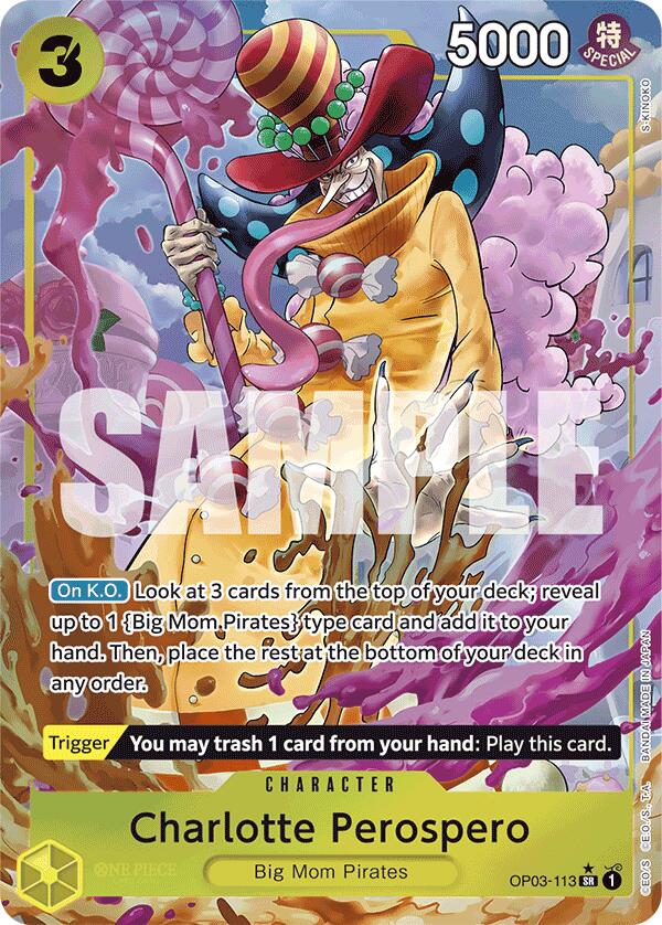 Charlotte Perospero (Alternate Art) [Extra Booster: Memorial Collection]OP03-113