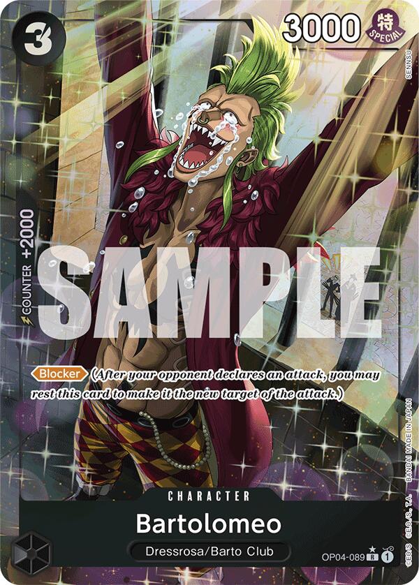 Bartolomeo (Alternate Art) (SENNSU) [Extra Booster: Memorial Collection]OP04-089