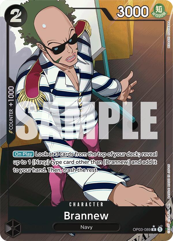 Brannew (Alternate Art) (HISASHI HUJIWARA) [Extra Booster: Memorial Collection]OP03-089