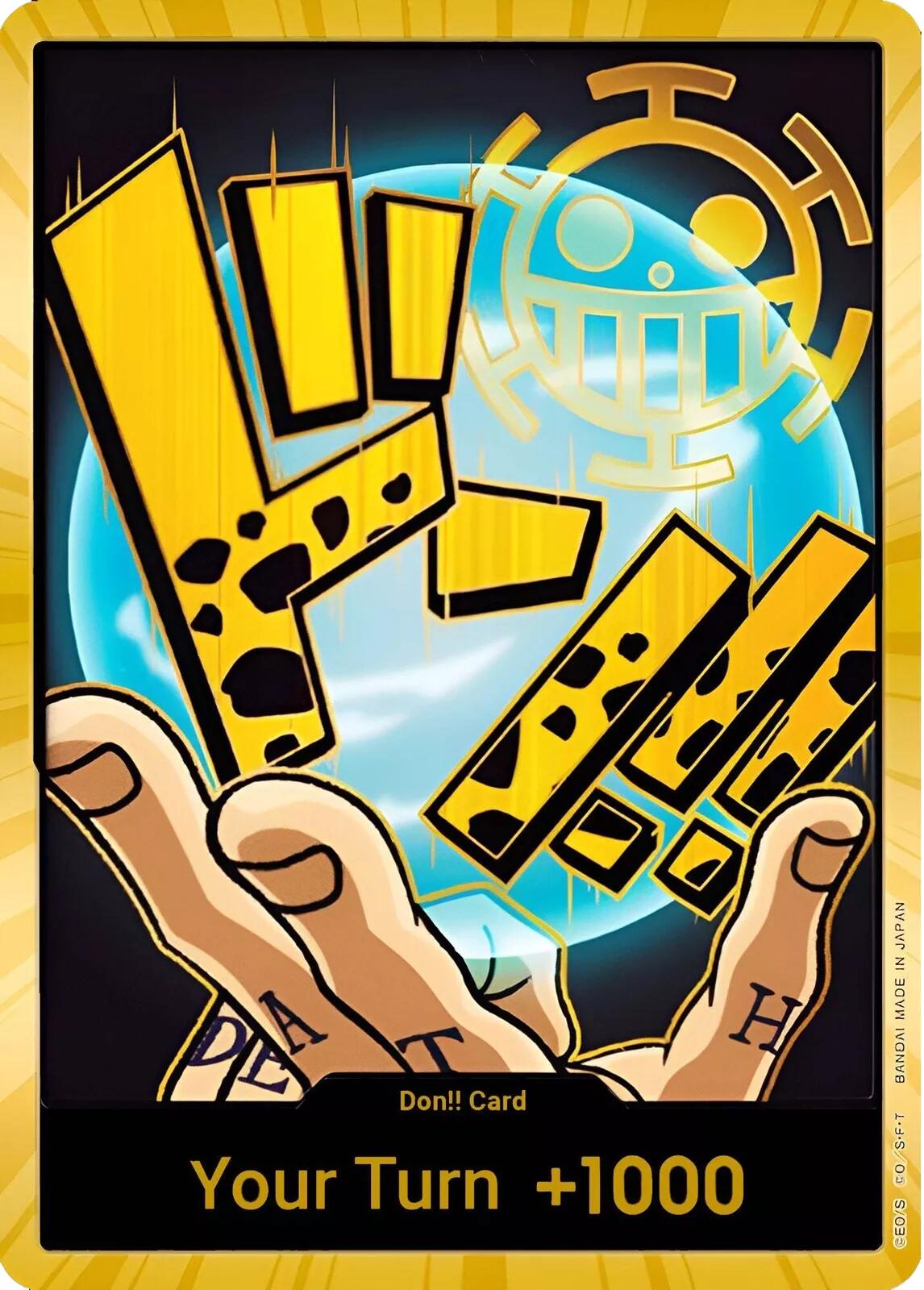 DON!! Card GOLD (Trafalgar Law) [Premium Booster -The Best-]