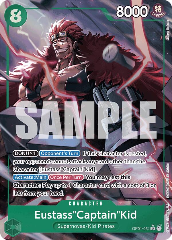 Eustass"Captain"Kid (Alternate Art) [Extra Booster: Memorial Collection]OP01-051