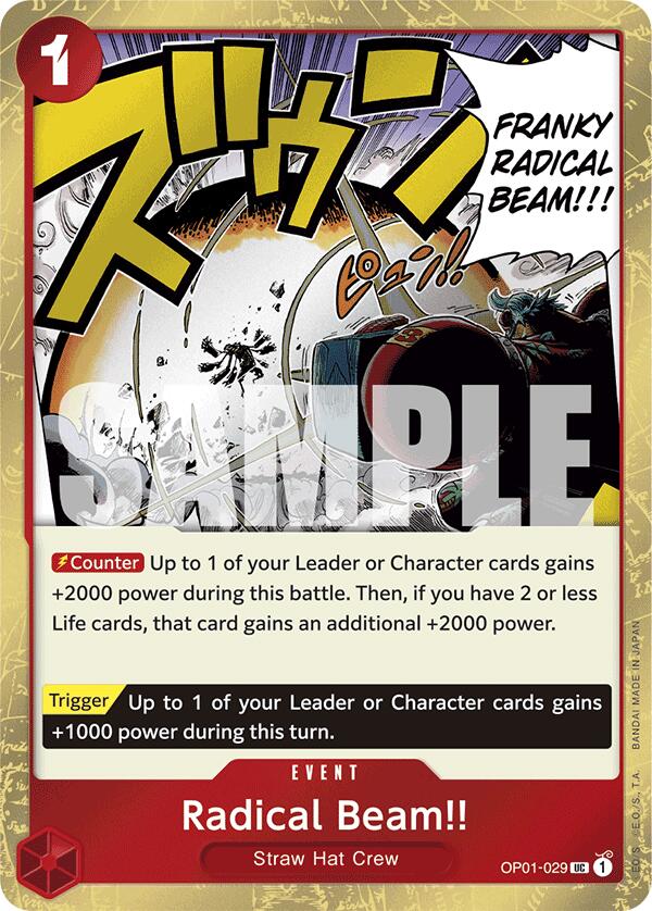 Radical Beam!! [Premium Booster] OP01-029