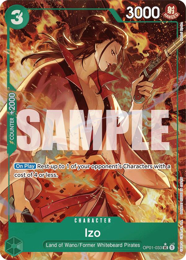 Izo (Alternate Art) [Premium Booster] OP01-033