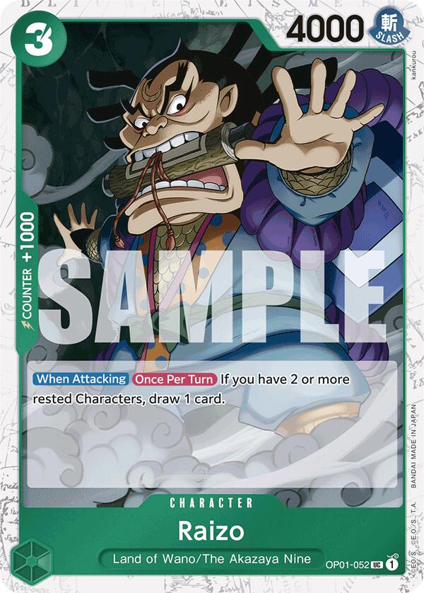 Raizo [Premium Booster]OP01-052
