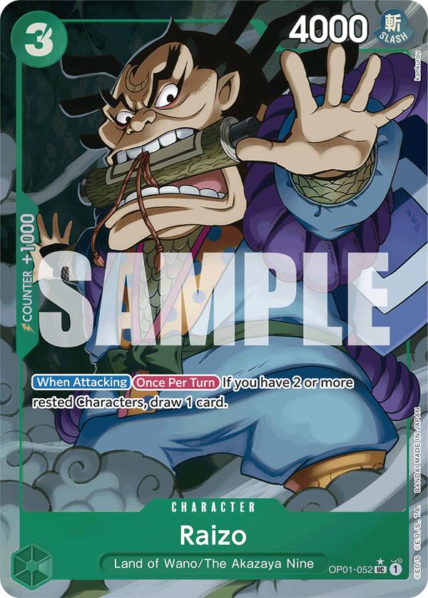 Raizo (Alternate Art) [Premium Booster]OP01-052