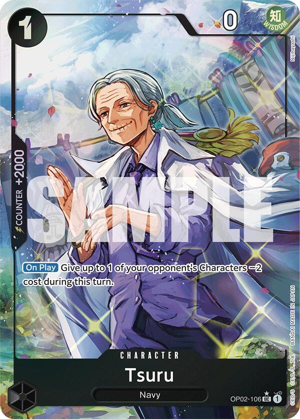 Tsuru (Full Art) [Premium Booster]OP02-106