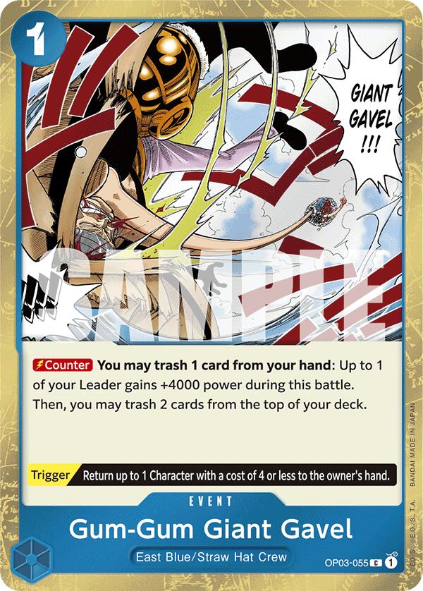 Gum-Gum Giant Gavel [Premium Booster] OP03-055