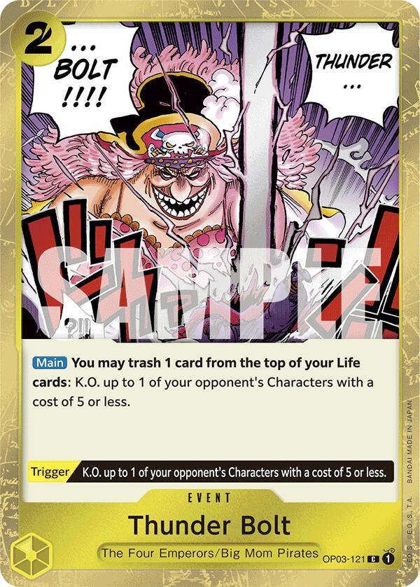 Thunder Bolt [Premium Booster] OP03-121