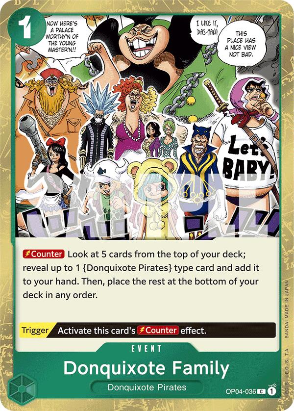Donquixote Family [Premium Booster]OP04-036