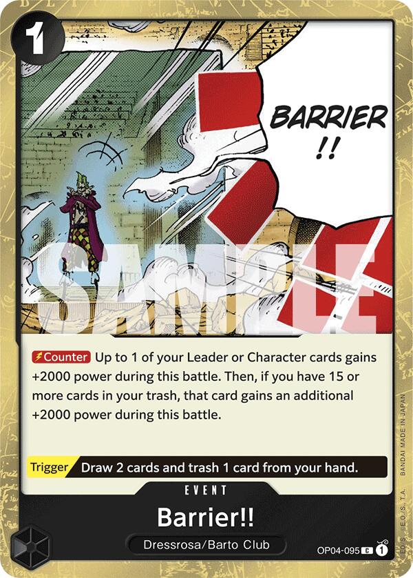 Barrier!! [Premium Booster]OP04-095